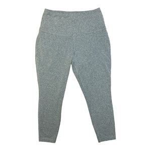 ZELOS Gray High Waisted Leggings XL